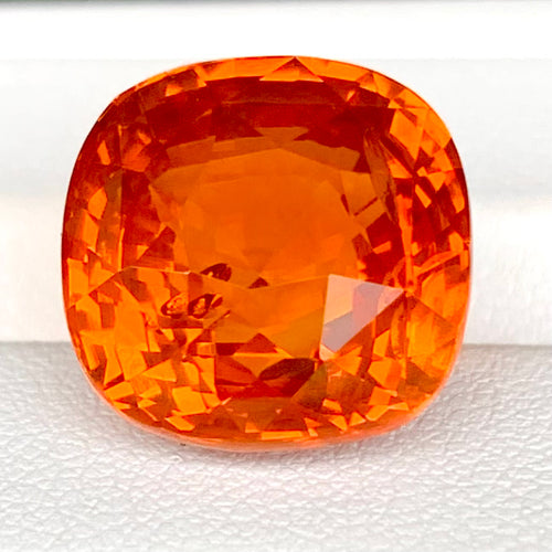Natural Orange Sapphire – 20.45 Carats - (H) - Certified