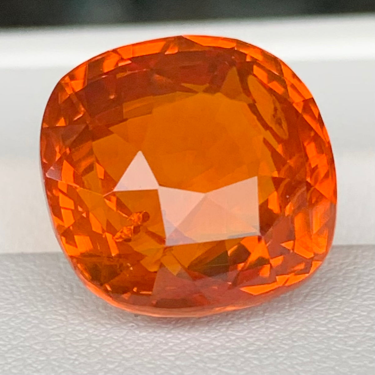 Natural Orange Sapphire – 20.45 Carats - (H) - Bellerophon Certified