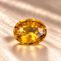 Natural Yellow Sapphire – 1.20 Carats - Oval Cut - Heated (H)
