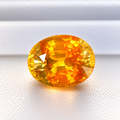 Natural Orange-Yellow Bi-Color Sapphire - (H) – 8.48 Carats - Belleraphone Certified